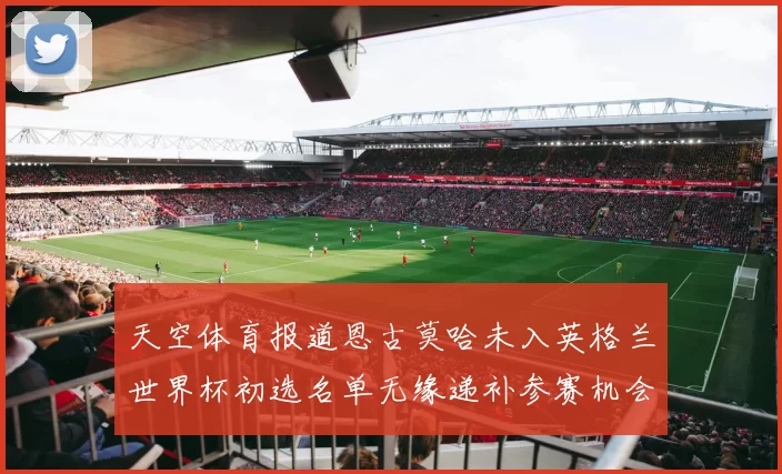 天空体育报道恩古莫哈未入英格兰世界杯初选名单无缘递补参赛机会